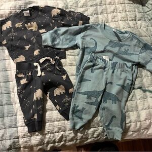 Carter's Polar Bear Outfit and Dino Outfit - Size 6 months